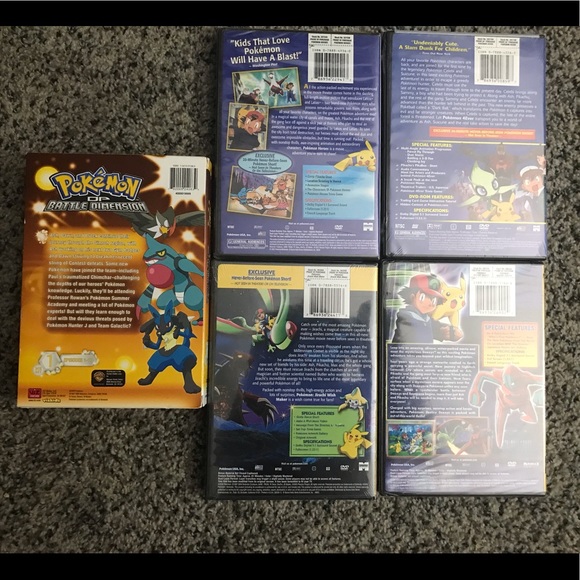 Pokémon 6 DVD Video Blowout. 4 NWT, sealed and one is a double set in EUC. - Picture 2 of 7